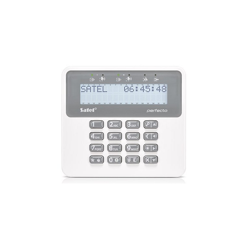 Satel PRF-LCD-WRL inteligentny element smart kontroli centralnej domu