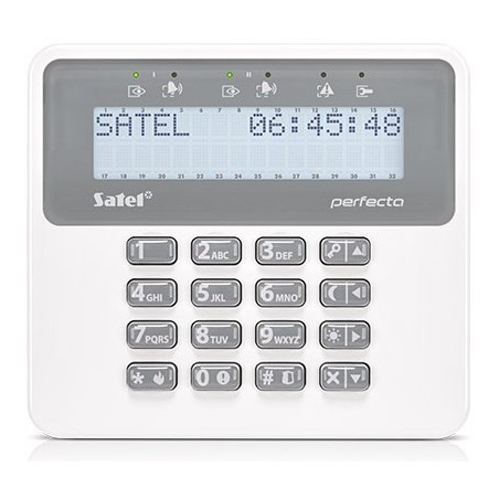 Satel PRF-LCD-WRL inteligentny element smart kontroli centralnej domu