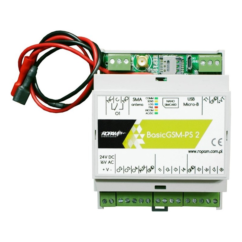 ROPAM MODUŁ BASICGSM-PS-D4M 2 SMA