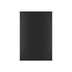 Lanberg szafa instalacyjna wisząca 19'' 18U 600x600mm czarna (drzwi szklane)