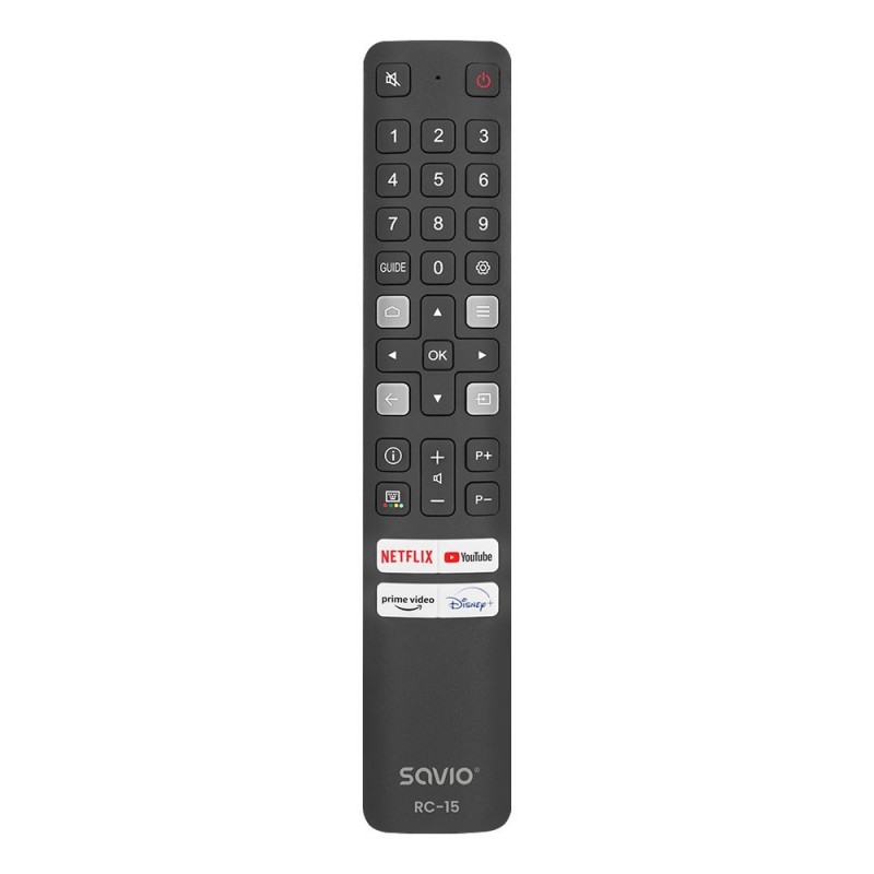 SAVIO PILOT UNIWERSALNY DO TV /ZAMIENNIK DO TV TCL - SMART TV RC-15 SAVIO PILOT UNIWERSALNY DO TV /ZAMIENNIK DO TV TCL - SMART TV RC-15