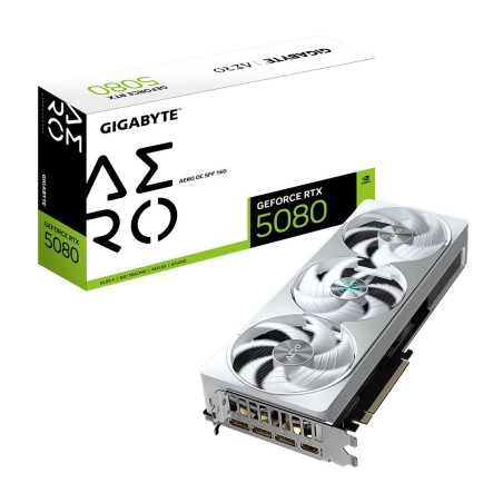 GIGABYTE GeForce RTX 5080 AERO OC SFF 16G NVIDIA 16 GB GDDR7