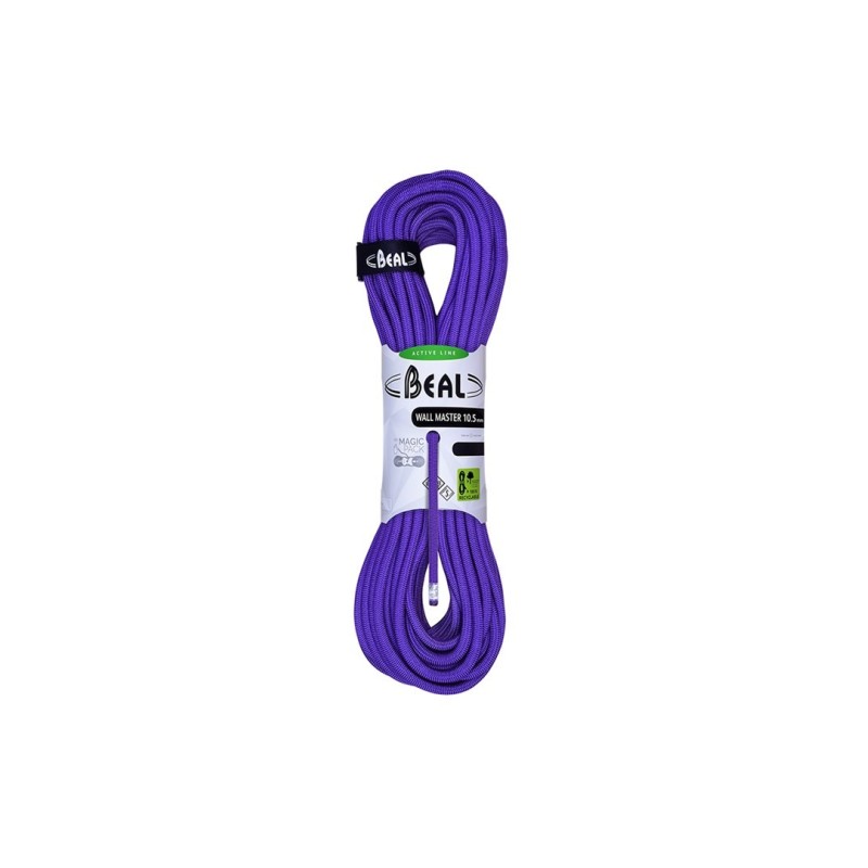 Lina wspinaczkowa wall master unicore 10,5mm 30m - violet BEAL