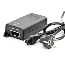 Zasilacz/Adapter PoE+ 802.3at aktywny max. 55V 30W 10/100/1000Mbps