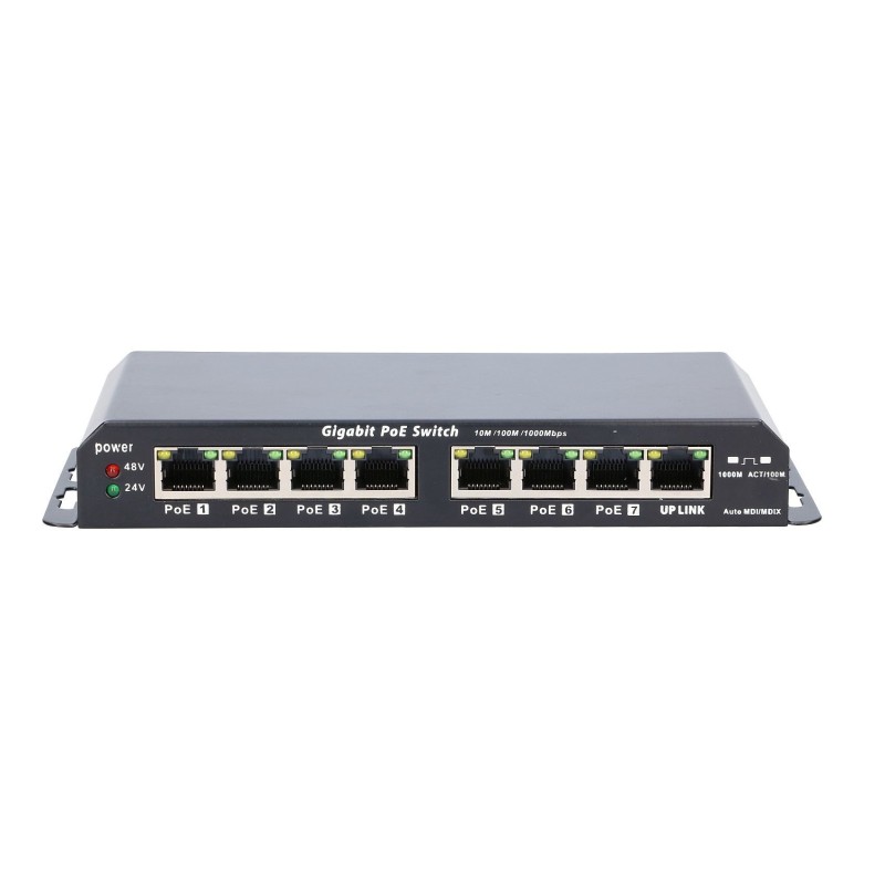 EXTRALINK KRATOS SWITCH POE GIGABIT 8 PORTÓW 24V EXTRALINK KRATOS SWITCH POE GIGABIT 8 PORTÓW 24V