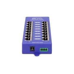 Extralink Gigabit PoE Injector 8 Portowy 8x 1000Mb/s RJ45, Mode B