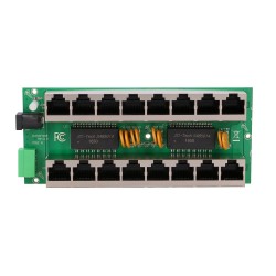 Extralink Gigabit PoE Injector 8 Portowy 8x 1000Mb/s RJ45, Mode B