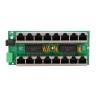 Extralink Gigabit PoE Injector 8 Portowy 8x 1000Mb/s RJ45, Mode B