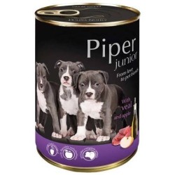 DOLINA NOTECI PIPER junior cielęcina z jabłkiem karma dla psa 400g