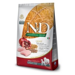 FARMINA N&D Ancestral Grain Chicken & Pomegranate Light Medium & Maxi - sucha karma dla psa - 12kg