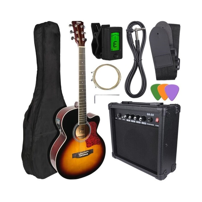 V-TONE EAG SET SB gitara elektroakus. + wzmacniacz V-TONE EAG SET SB gitara elektroakus. + wzmacniacz
