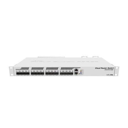 MikroTik | Przełącznik rdzeniowy Cloud CRS317-1G-16S+RM | 12 miesiąc(e) | Możliwość montażu w szafie | Ilość portów 1 Gb/s