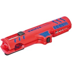 Knipex 16 85 125 SB narzędzie do zdejmowania izolacji Niebieski, Czerwony