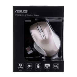 Mysz Asus Silent Wireless Mouse Gold MW202 bezprzewodowa złota