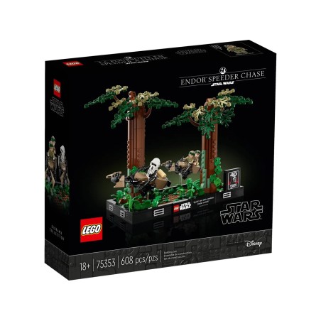 LEGO Star Wars 75353 Diorama: Pościg na ścigaczu przez Endor