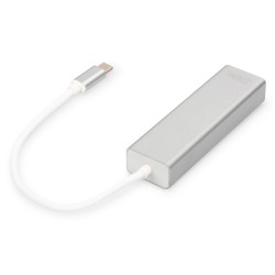 Digitus Hub USB 3.0 Type-C™ z Gigabit Ethernet