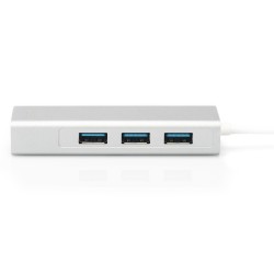 Digitus Hub USB 3.0 Type-C™ z Gigabit Ethernet