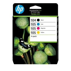 HP 934 BLACK / 935 CMY INK/CARTRIDGE 4-PACK