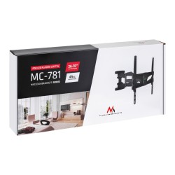 Uchwyt ścienny do telewizora Maclean MC-781 (Obrotowy, ścienne, Uchylny 26" - 55" max. 45kg)