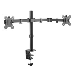 Techly ICA-LCD 582-D uchwyt / stojak do monitorów 81,3 cm (32") Biurko Czarny