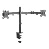 Techly ICA-LCD 582-D uchwyt / stojak do monitorów 81,3 cm (32") Biurko Czarny