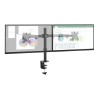 Techly ICA-LCD 582-D uchwyt / stojak do monitorów 81,3 cm (32") Biurko Czarny