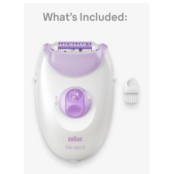 Braun Silk-épil 3 3-000 20 pęset(y) Fioletowy, Biały