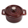 Mini garnek żeliwny okrągły Staub - 250ml, Grenadynowy