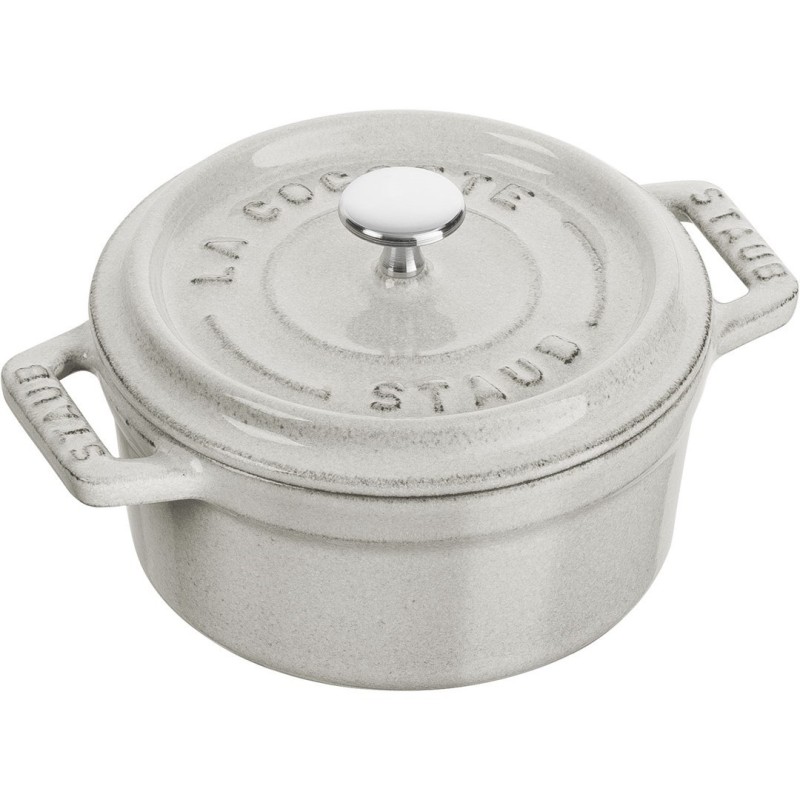 STAUB MINI COCOTTE Mini garnek żeliwny okrągły 250 ml, truflowy STAUB MINI COCOTTE Mini garnek żeliwny okrągły 250 ml, truflowy