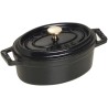 Mini garnek żeliwny owalny Staub - 250 ml, Czarny