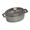Mini garnek żeliwny owalny Staub - 250 ml, Grafitowy