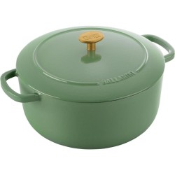 GARNEK ŻELIWNY OKRĄGŁY BALLARINI BELLAMONTE 75003-577-0 - 5,5 LTR ZIELONY