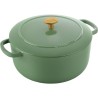GARNEK ŻELIWNY OKRĄGŁY BALLARINI BELLAMONTE 75003-577-0 - 5,5 LTR ZIELONY