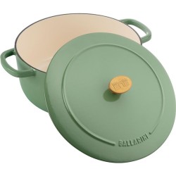 GARNEK ŻELIWNY OKRĄGŁY BALLARINI BELLAMONTE 75003-577-0 - 5,5 LTR ZIELONY