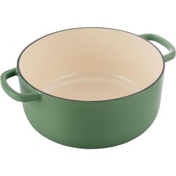 GARNEK ŻELIWNY OKRĄGŁY BALLARINI BELLAMONTE 75003-577-0 - 5,5 LTR ZIELONY