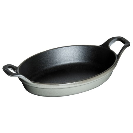 Owalne mini naczynie do pieczenia i zapiekania Staub - 250 ml, Grafitowy