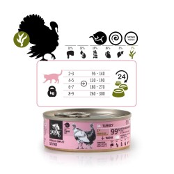 3Coty TURKEY for Senior Cats 80g