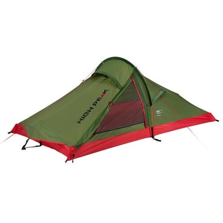 Namiot High Peak Siskin 2.0 LW zielono-czerwony 2-osobowy 10330