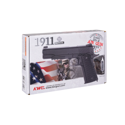 Wiatrówka pistolet RANGER 1911 Tactical KWC kal. 4,5 BBs BLOW BACK 17 strz. FULL METAL CO2 (AAKCMB770AZB)