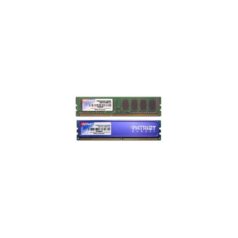 PATRIOT DDR3 4GB SIGNATURE 1333MHz CL9 PATRIOT DDR3 4GB SIGNATURE 1333MHz CL9