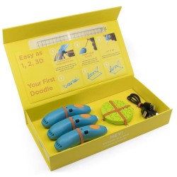 3Doodler Start EDU Plastik Niebieski, Cyjan, Zielony, Szary, Pomarańczowy, Czerwony, Biały, Żółty