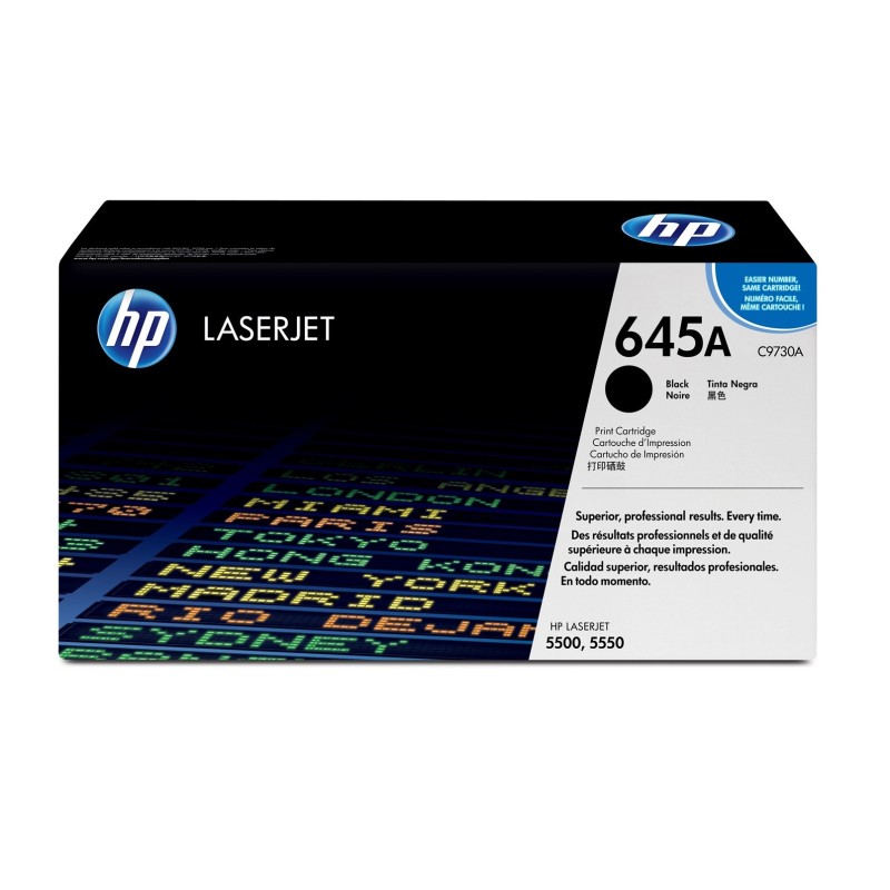HP 645A oryginalny wkład z czarnym tonerem LaserJet HP 645A oryginalny wkład z czarnym tonerem LaserJet