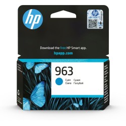 HP 963 oryginalny wkład atramentowy błękitny