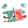 SES Creative Tiny Talents Sensory animal tails cloth book zabawka rozwijająca sprawność ruchową