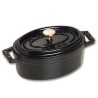 Mini garnek żeliwny owalny Staub - 250 ml, Czarny