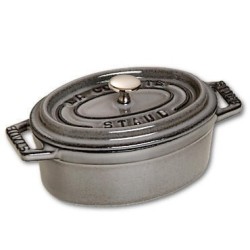 Mini garnek żeliwny owalny Staub - 250 ml, Grafitowy