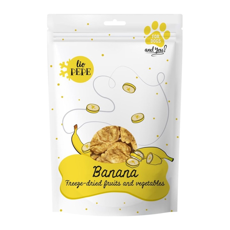 Paka Zwierzaka Lio PEPE Banana przysmak 30g Paka Zwierzaka Lio PEPE Banana przysmak 30g