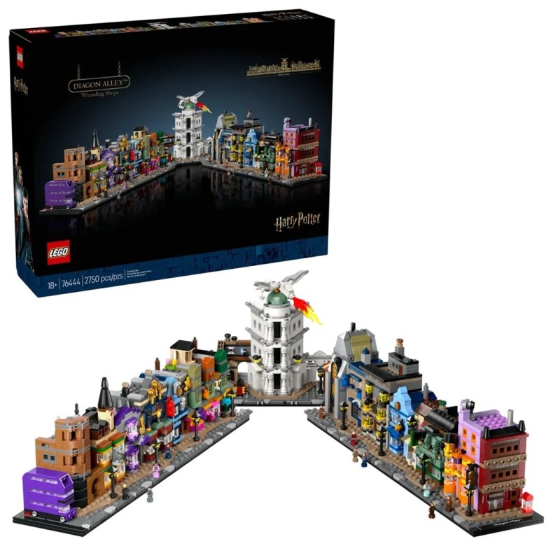 LEGO HARRY POTTER 76444 Magiczne sklepy na Ulicy Pokątnej LEGO HARRY POTTER 76444 Magiczne sklepy na Ulicy Pokątnej