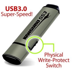 Pamięć USB Kanguru 64GB SS3 USB3.0 - 105 MB/s - Zaślepka - Aluminium