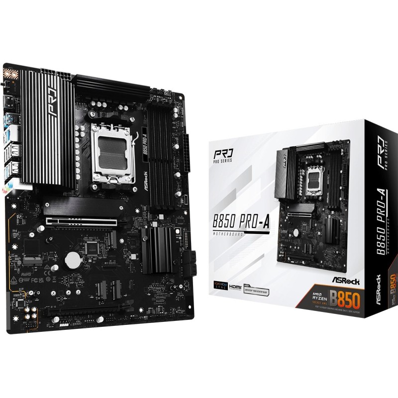 Asrock B850 Pro-A AMD B850 Gniazdo AM5 ATX Asrock B850 Pro-A AMD B850 Gniazdo AM5 ATX